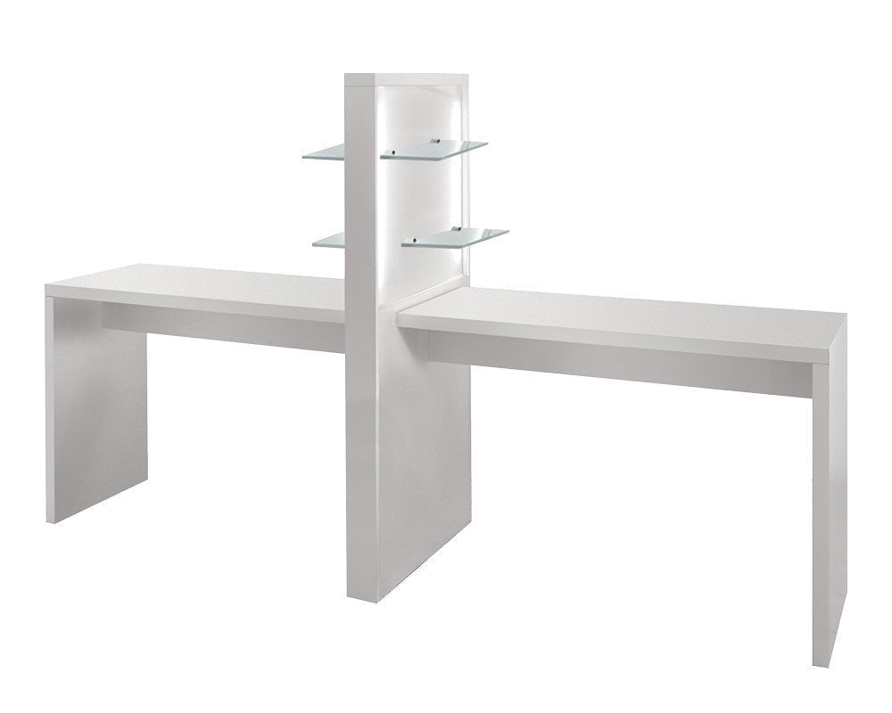 Medical & Beauty Allure White Ash Manicure Table - KOOS • alles voor de kapper - Medical & Beauty - Beautysalon