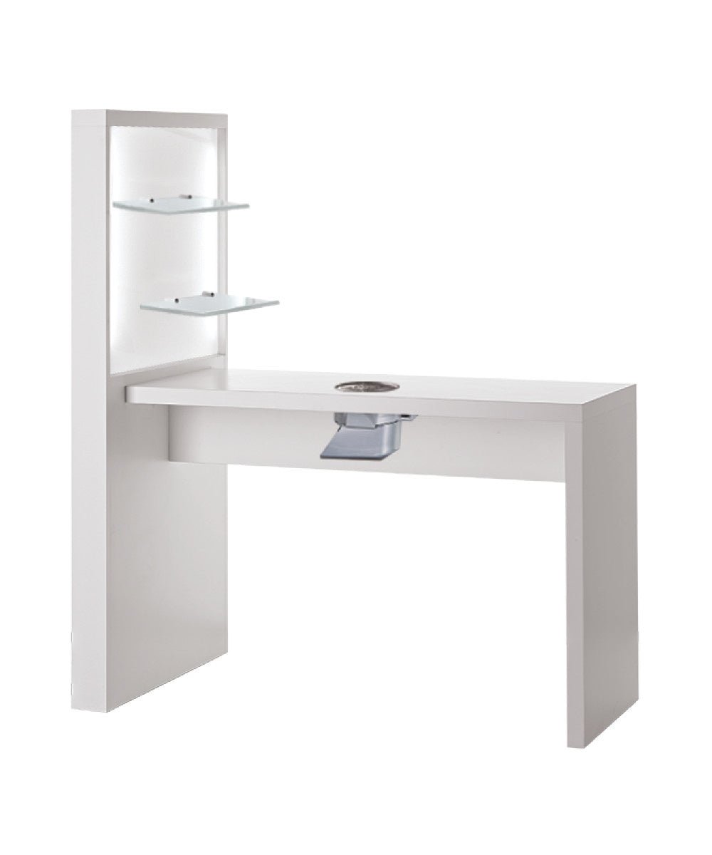 Medical & Beauty Allure White Ash Manicure Table - KOOS • alles voor de kapper - Medical & Beauty - Beautysalon