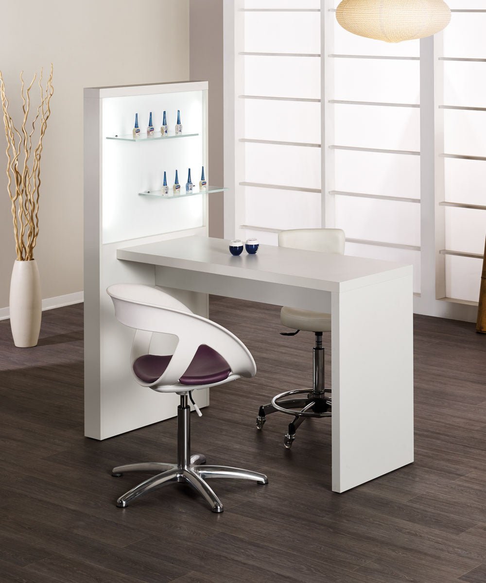 Medical & Beauty Allure White Ash Manicure Table - KOOS • alles voor de kapper - Medical & Beauty - Beautysalon