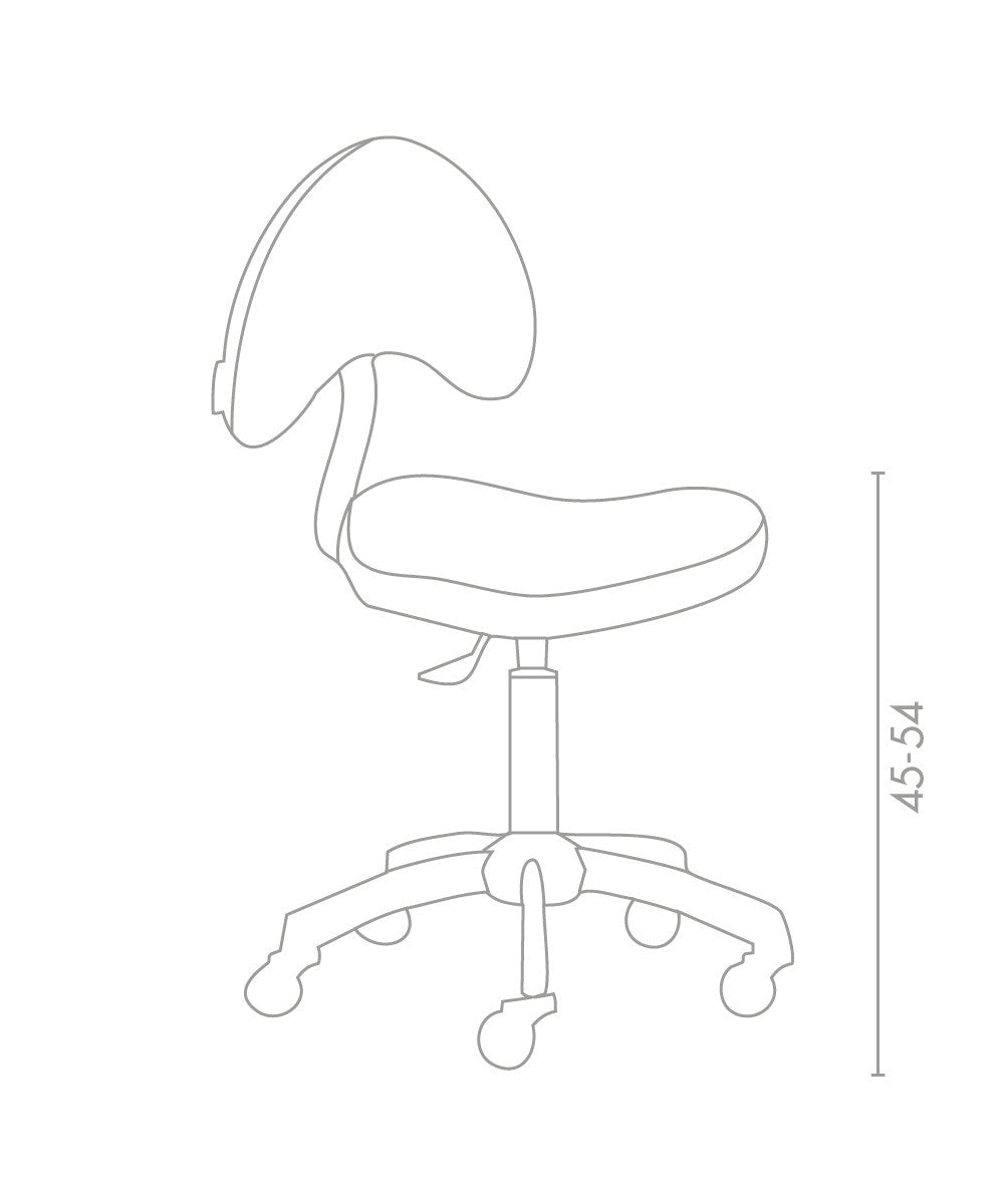 Medical & Beauty Arizona Stool With Backrest - KOOS • alles voor de kapper - Medical & Beauty - Beautysalon
