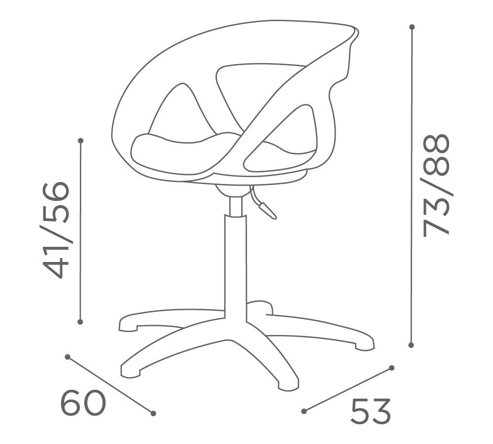 Medical & Beauty Audrey Make-up Chair - KOOS • alles voor de kapper - Medical & Beauty - Beautysalon