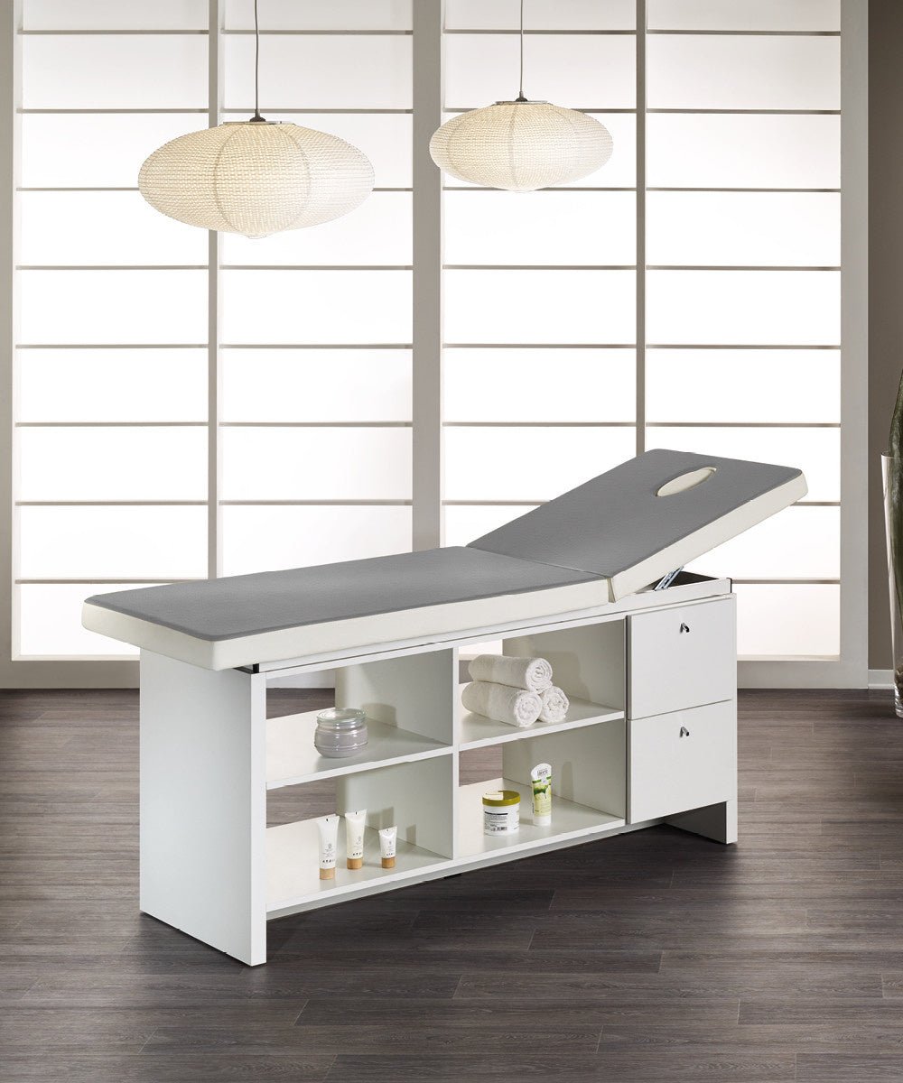 Medical & Beauty Eden Massage Bed White Ash Cabinet - KOOS • alles voor de kapper - Medical & Beauty - Beautysalon