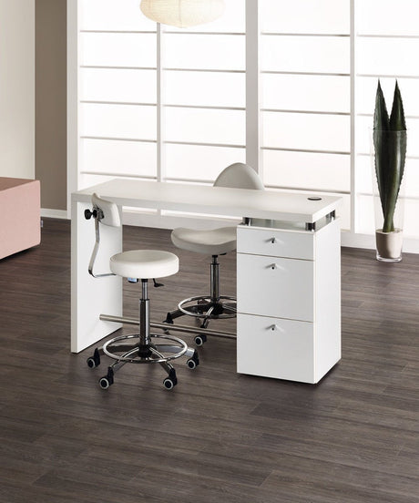 Medical & Beauty Logic White Ash Manicure Table - KOOS • alles voor de kapper - Medical & Beauty - Beautysalon