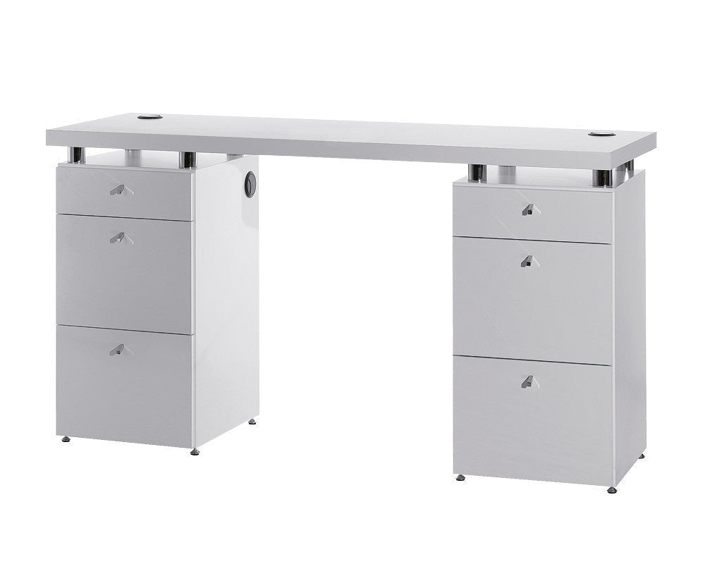 Medical & Beauty Logic White Ash Manicure Table - KOOS • alles voor de kapper - Medical & Beauty - Beautysalon