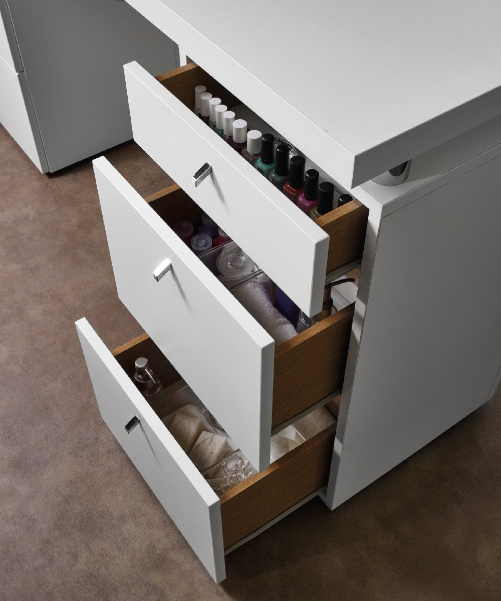 Medical & Beauty Logic White Ash Manicure Table - KOOS • alles voor de kapper - Medical & Beauty - Beautysalon