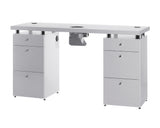 Medical & Beauty Logic White Ash Manicure Table - KOOS • alles voor de kapper - Medical & Beauty - Beautysalon