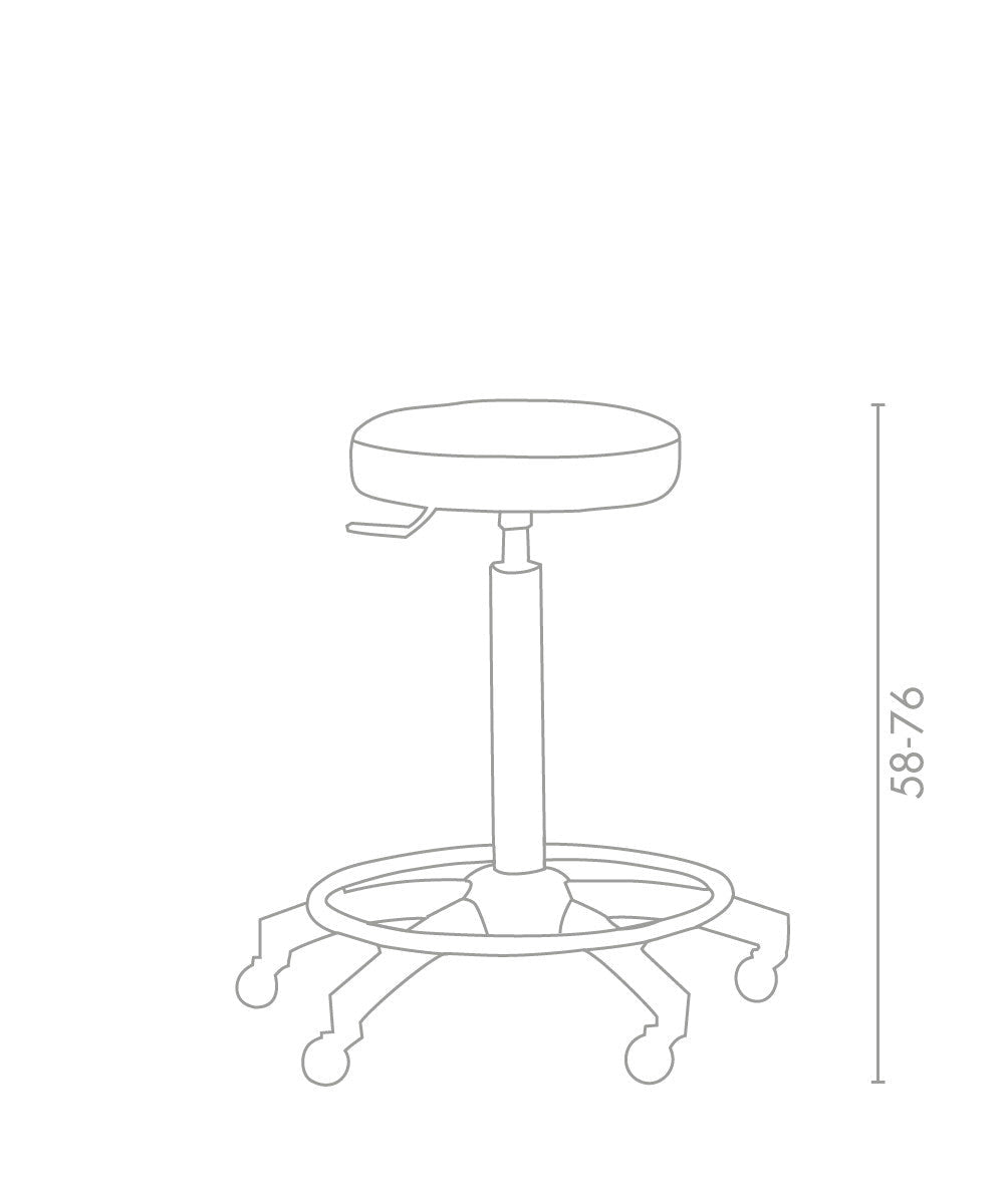 Medical & Beauty Texas Stool - KOOS • alles voor de kapper - Medical & Beauty - Beautysalon