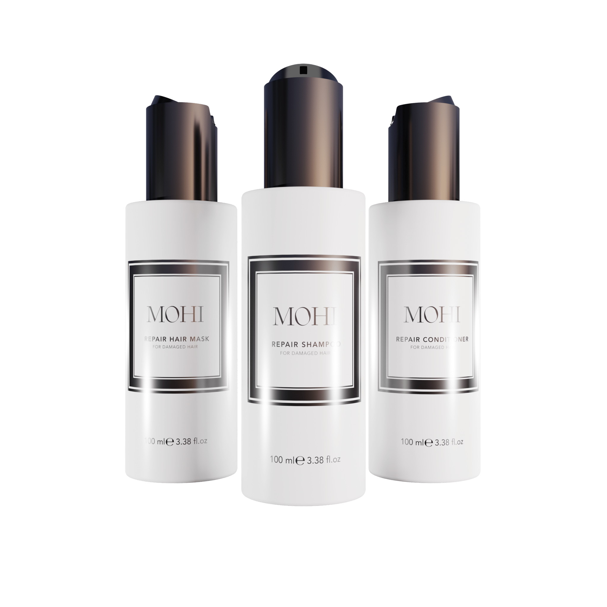 MOHI Travelset 3st - KOOS • alles voor de kapper - MOHI - Shampoo