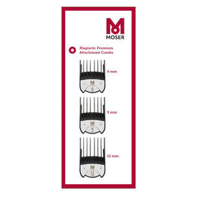 Moser Set Magnetic Premium Opzetkammen S 3st - KOOS • alles voor de kapper - Moser - Opzetkammen