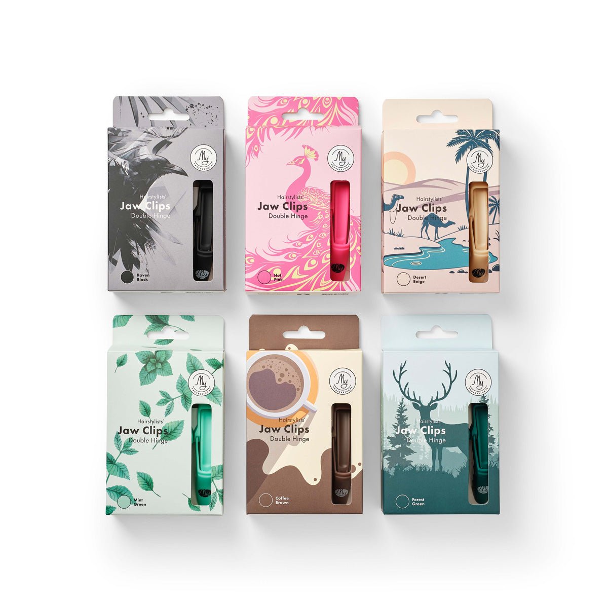 My Jaw Clips Double 4st - KOOS • alles voor de kapper - My Professional - Verdeelklemmen