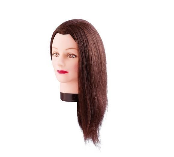 Oefenhoofd Estelle 50cm Echt Haar - KOOS • alles voor de kapper - Comair - Oefenhoofden