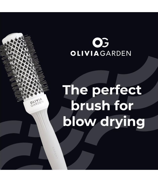 Olivia Garden Expert Blowout Shine Borstel Wit - KOOS • alles voor de kapper - Olivia Garden - Haarborstels