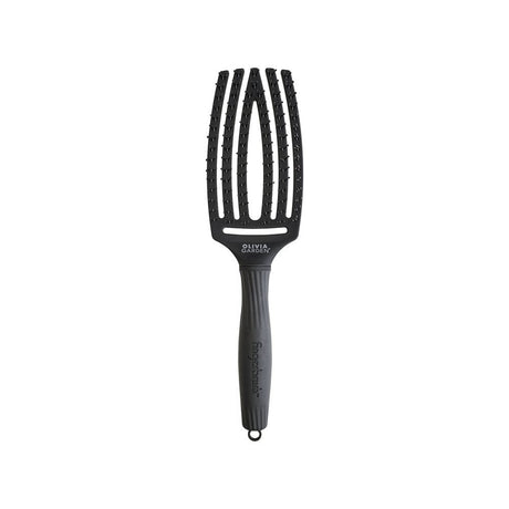 Olivia Garden Fingerbrush DOUBLE BRISTLES M Zwart - KOOS • alles voor de kapper - Olivia Garden - Ontwarborstels
