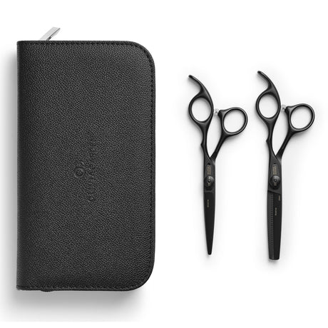 Olivia Garden Set Xtreme Mat Black 5.75 + 6.35 - KOOS • alles voor de kapper - Olivia Garden - Kappersschaar