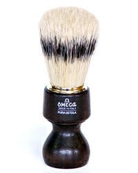Omega Scheerkwast Varken Kappersmodel Donkerbruin 13312 - KOOS • alles voor de kapper - Omega - Scheerkwasten
