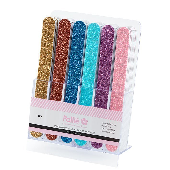 Pollie Nagelvijl Glitter - KOOS • alles voor de kapper - Pollie - Nagelvijlen