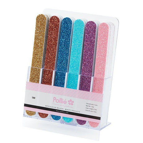 Pollie Nagelvijl Glitter - KOOS • alles voor de kapper - Pollie - Nagelvijlen