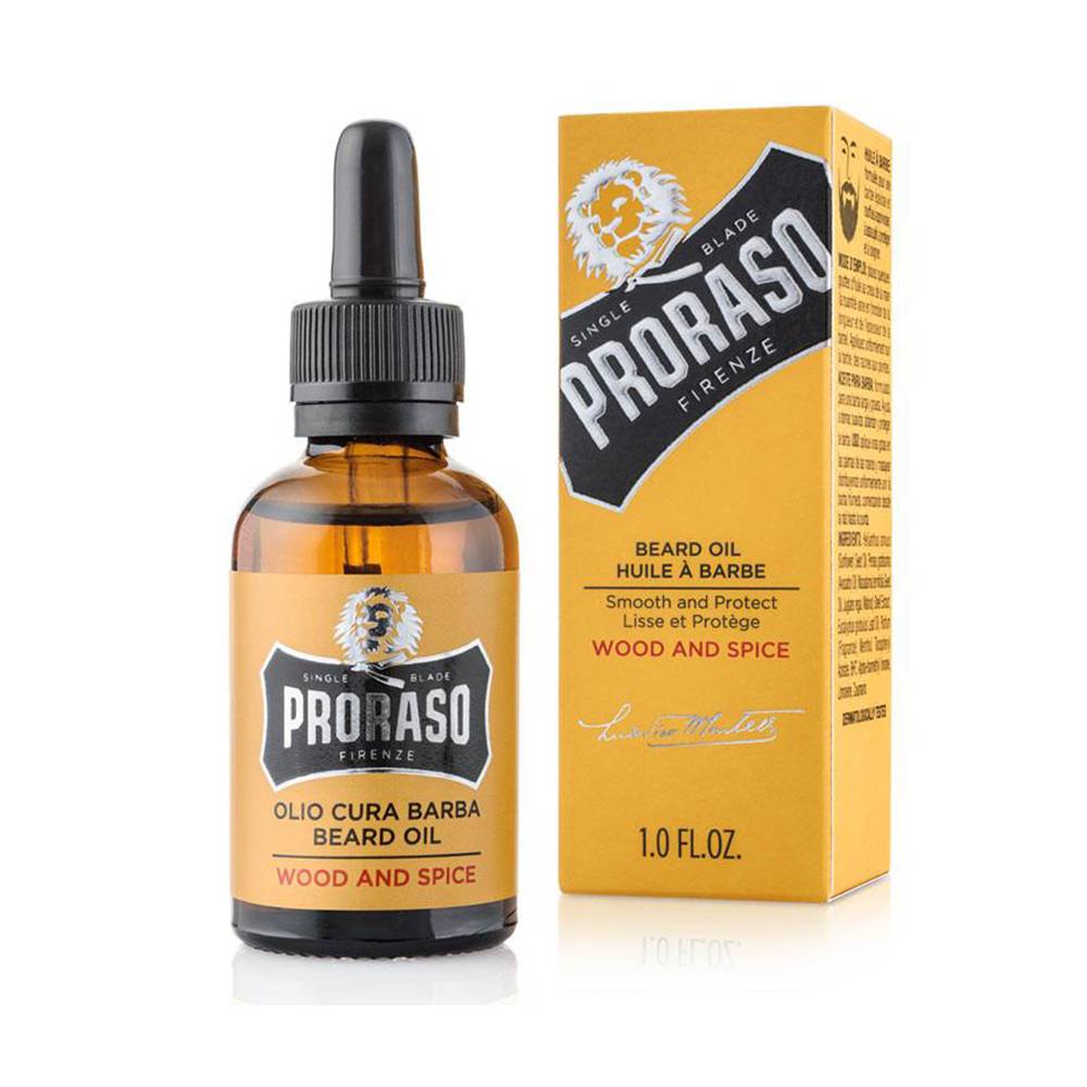 Proraso Beard Oil Wood & Spice 30ml - KOOS • alles voor de kapper - Proraso - Baardolie