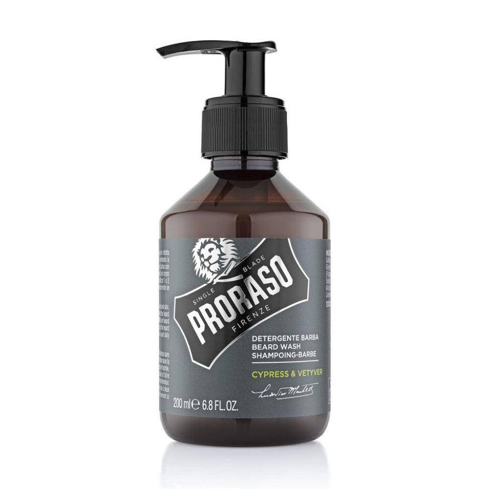 Proraso Beard Wash Cypress & Vetyver 200ml - KOOS • alles voor de kapper - Proraso - Baardshampoo