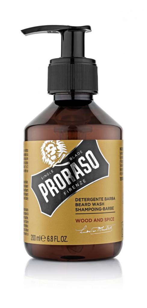 Proraso Beard Wash Wood & Spice 200ml - KOOS • alles voor de kapper - Proraso - Baardshampoo