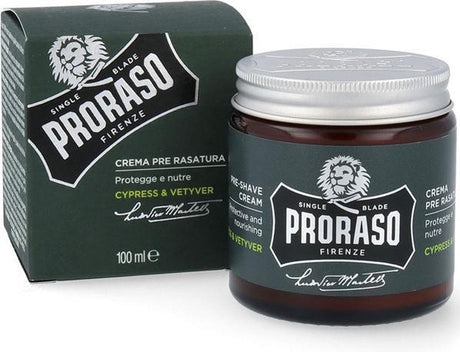 Proraso Cypress & Vetyver Pre-Shave Creme 100ml - KOOS • alles voor de kapper - Proraso - Pre-shave