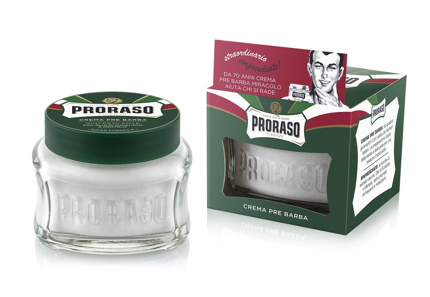 Proraso Groen Pre-Shave Creme 100ml - KOOS • alles voor de kapper - Proraso - Pre-shave