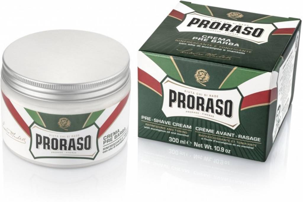 Proraso Groen Pre-Shave Creme 300ml - KOOS • alles voor de kapper - Proraso - Pre-shave
