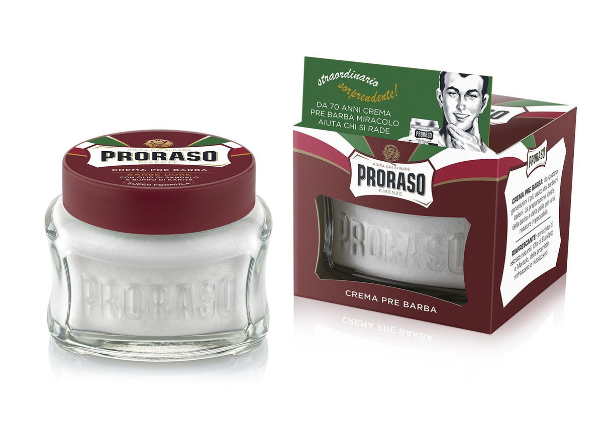 Proraso Rood Pre-Shave Creme 100ml - KOOS • alles voor de kapper - Proraso - Pre-shave