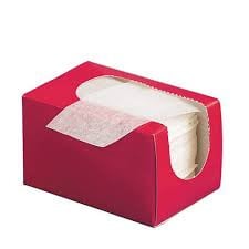 Puntpapier / Permanent Papier 1000 Vel In Rode Doos - KOOS • alles voor de kapper - KOOS - Omvorming accessoires