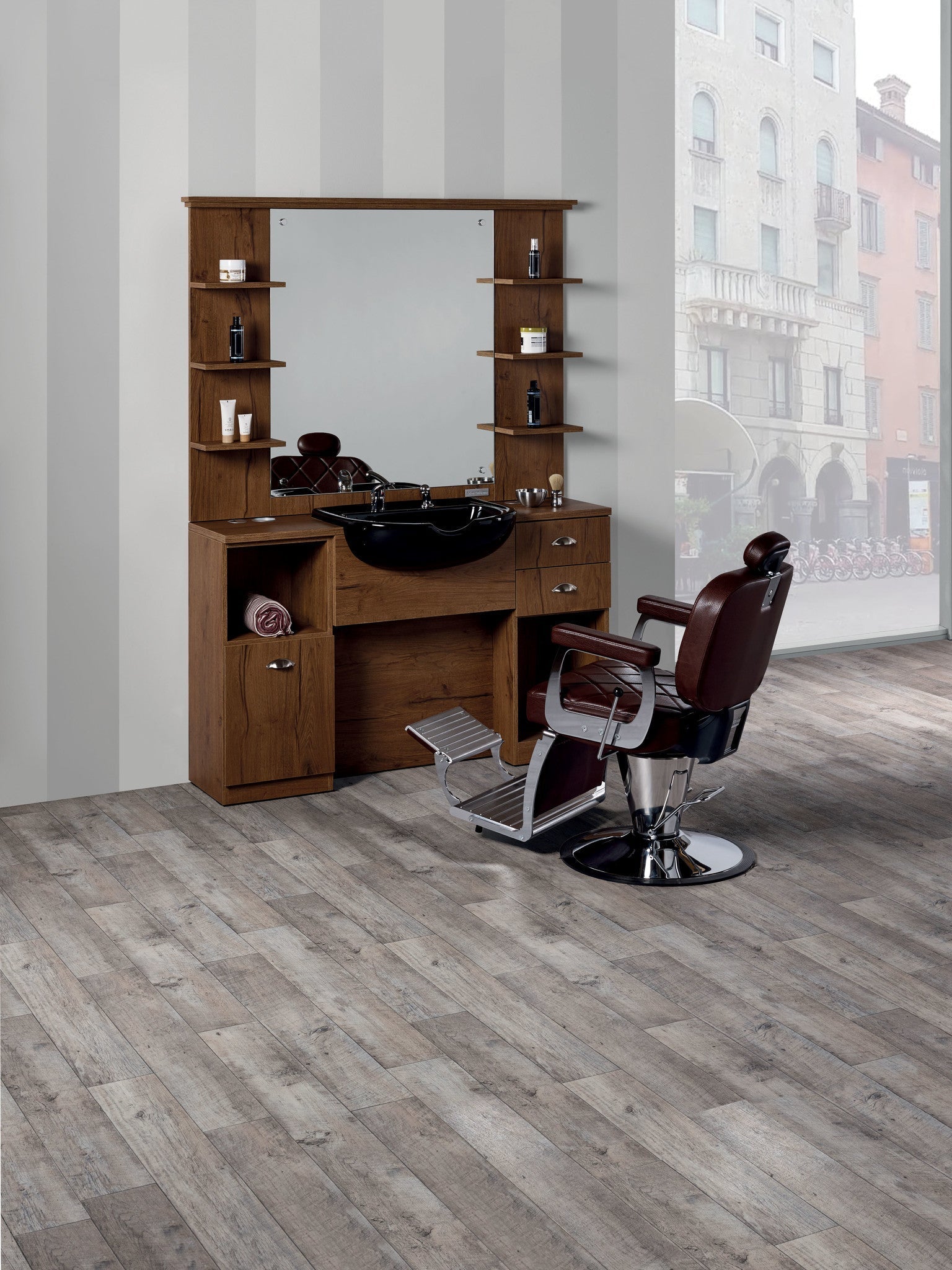 SA Barber Kaptafel Triomphe - KOOS • alles voor de kapper - Salon Ambience - Kaptafels