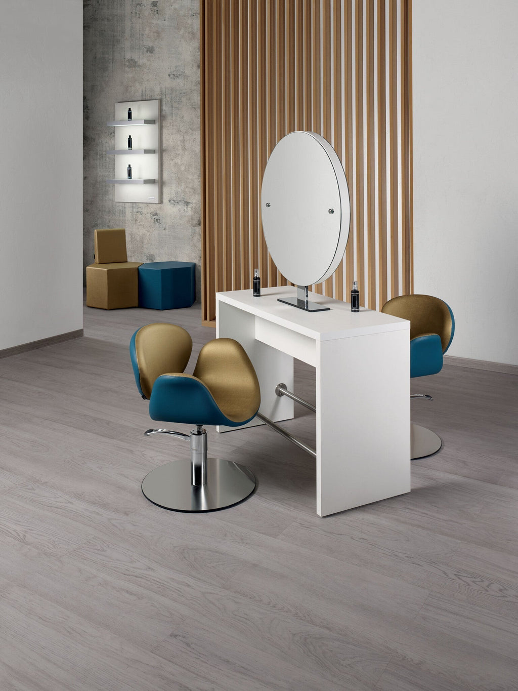 SA Kappersstoel Amber - KOOS • alles voor de kapper - Salon Ambience - Kappersstoel