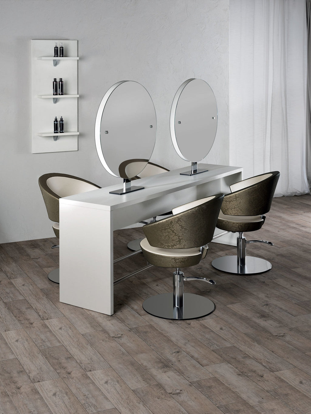 SA Kaptafel Brooklyn Round - KOOS • alles voor de kapper - Salon Ambience - Kaptafels