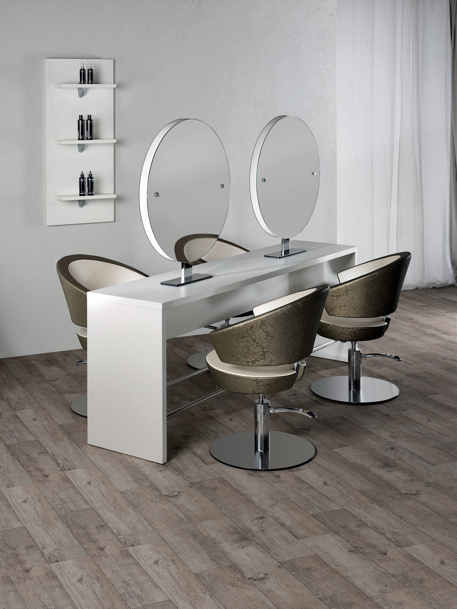 SA Kaptafel Brooklyn Round - KOOS • alles voor de kapper - Salon Ambience - Kaptafels