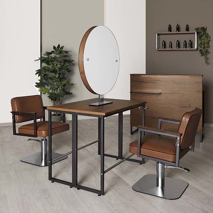 SA Kaptafel London Round - KOOS • alles voor de kapper - Salon Ambience - Kaptafels
