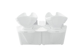 SA Link White Plastic Shelf - KOOS • alles voor de kapper - Salon Ambience - Wasbak onderdelen