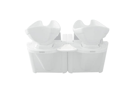 SA Link White Plastic Shelf - KOOS • alles voor de kapper - Salon Ambience - Wasbak onderdelen