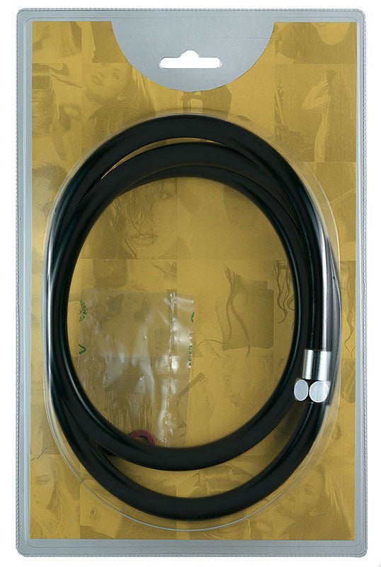 SA Slang Flexibel Nylon Zwart 3/8 120cm - KOOS • alles voor de kapper - Salon Ambience - Wasbak onderdelen