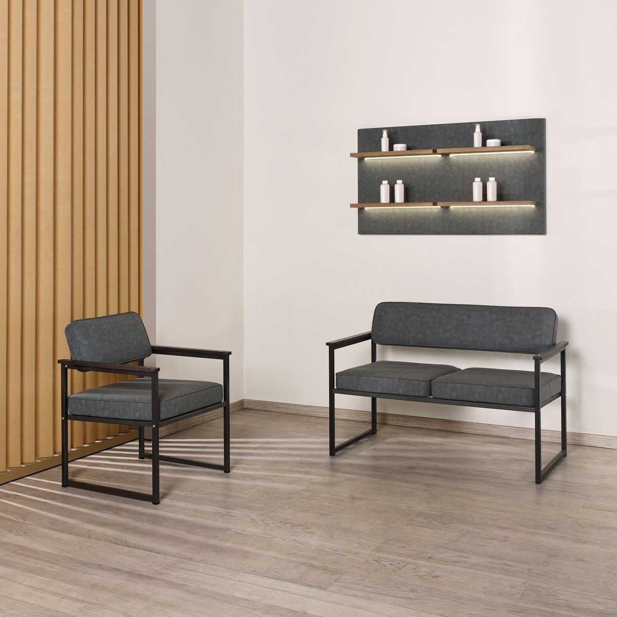 SA Wachtmeubel Piccadilly - KOOS • alles voor de kapper - Salon Ambience - Meubels