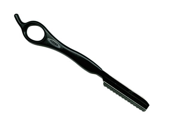 Scheermes Feather Styling Titanium Zwart - KOOS • alles voor de kapper - Sibel - Scheermessen