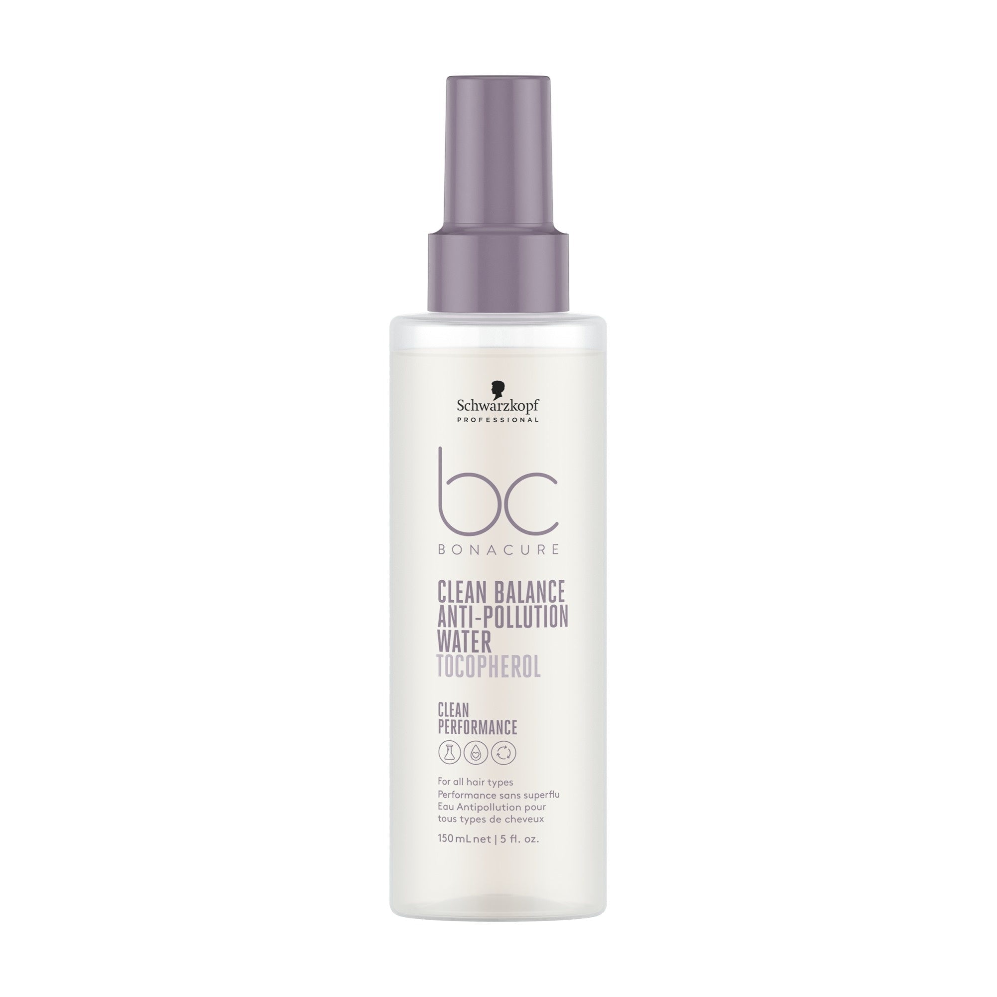 Schwarzkopf BC CP Clean Balance Anti-Pollution Water 150ml - KOOS • alles voor de kapper - Schwarzkopf - Leave-in conditioner