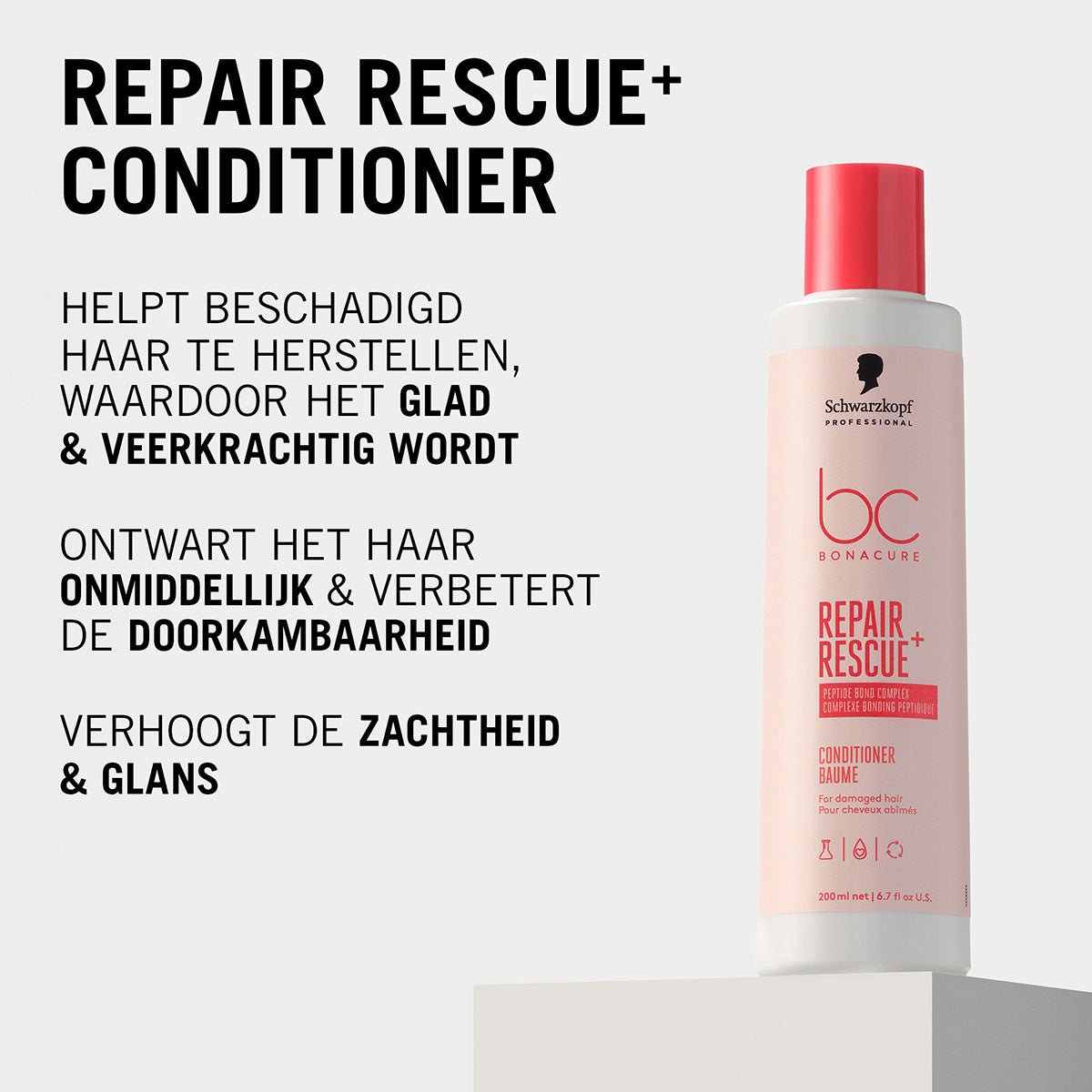 Schwarzkopf BC CP Repair Rescue Conditioner - KOOS • alles voor de kapper - Schwarzkopf - Conditioner
