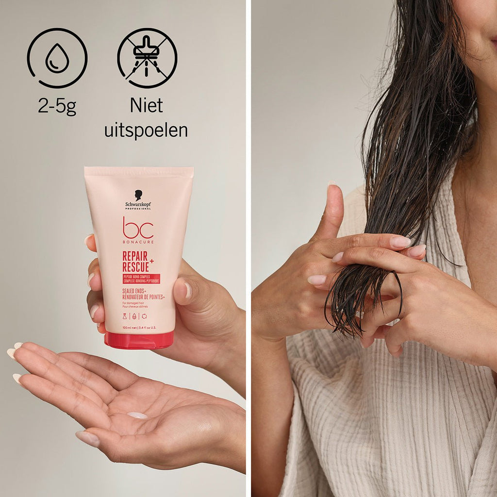 Schwarzkopf BC CP Repair Rescue Sealed Ends+ 100ml - KOOS • alles voor de kapper - Schwarzkopf - Treatment