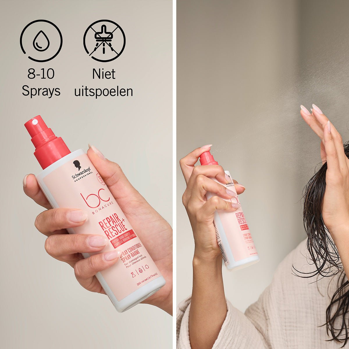 Schwarzkopf BC CP Repair Rescue Spray Conditioner - KOOS • alles voor de kapper - Schwarzkopf - Leave-in conditioner