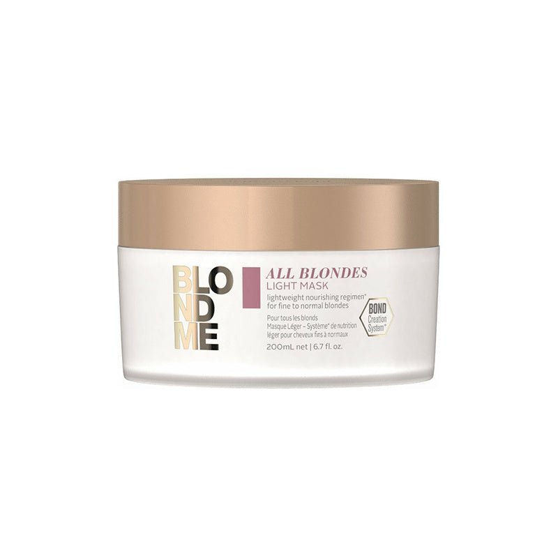 Schwarzkopf Blond Me All Blondes Light Mask 200ml - KOOS • alles voor de kapper - Schwarzkopf - Haarmasker