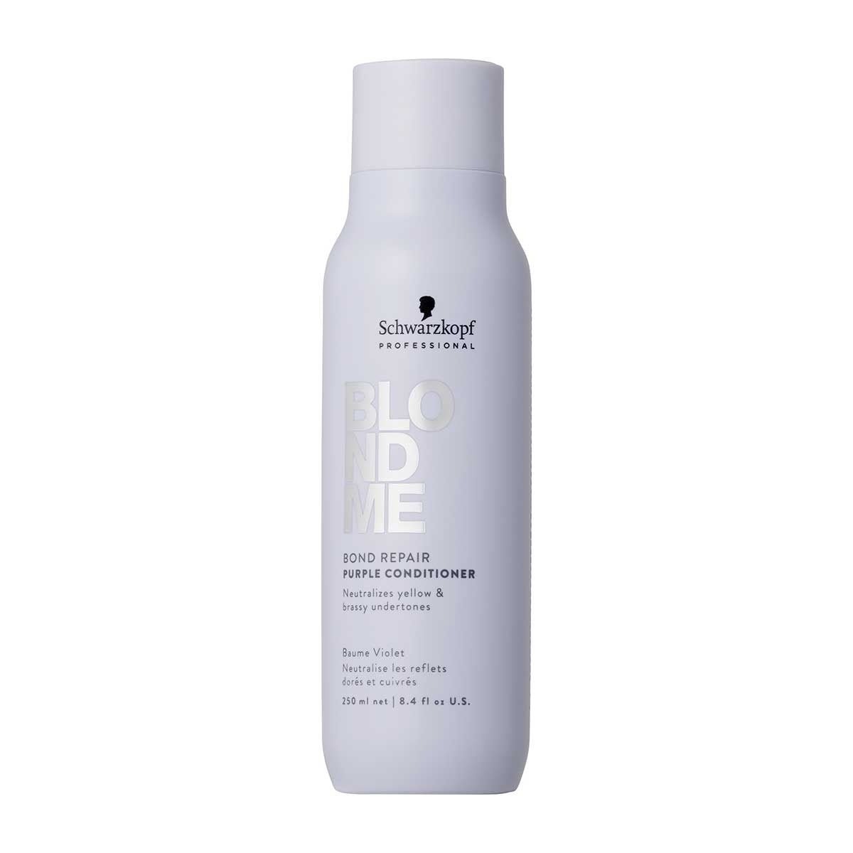 Schwarzkopf BlondMe Bond Repair Purple Conditioner 250ml - KOOS • alles voor de kapper - Schwarzkopf - Conditioner