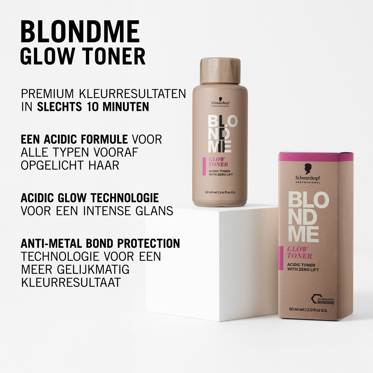 Schwarzkopf BlondMe Glow Toner 60ml - KOOS • alles voor de kapper - Schwarzkopf - Blondering