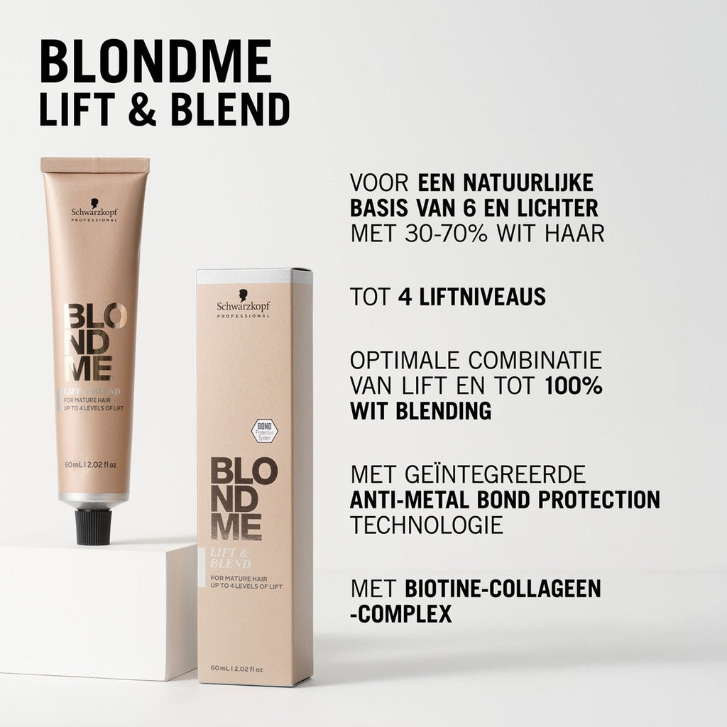 Schwarzkopf BlondMe Lift & Blend 60ml - KOOS • alles voor de kapper - Schwarzkopf - Haarverf