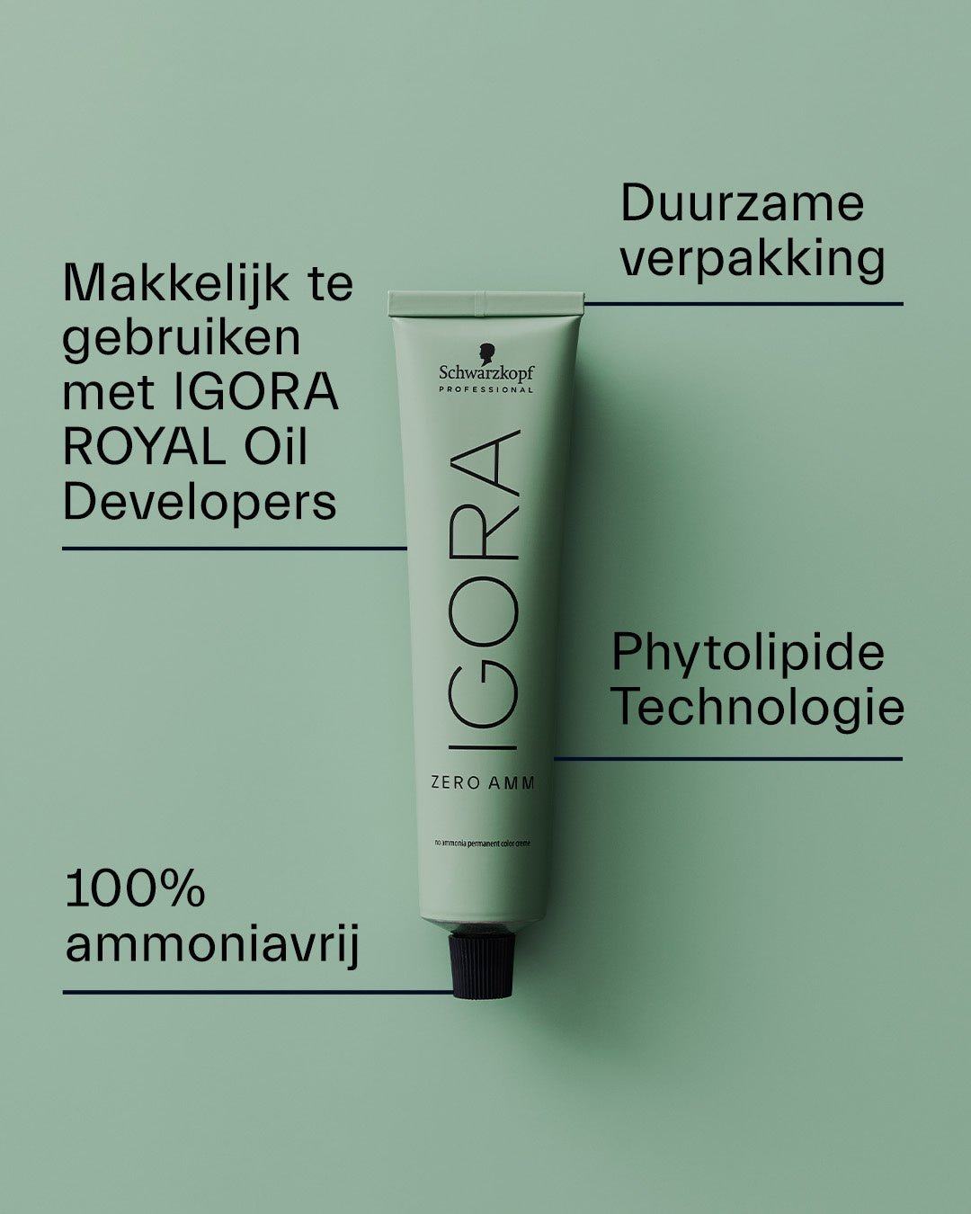 Schwarzkopf Igora Zero Amm 60ml - KOOS • alles voor de kapper - Schwarzkopf - Haarverf
