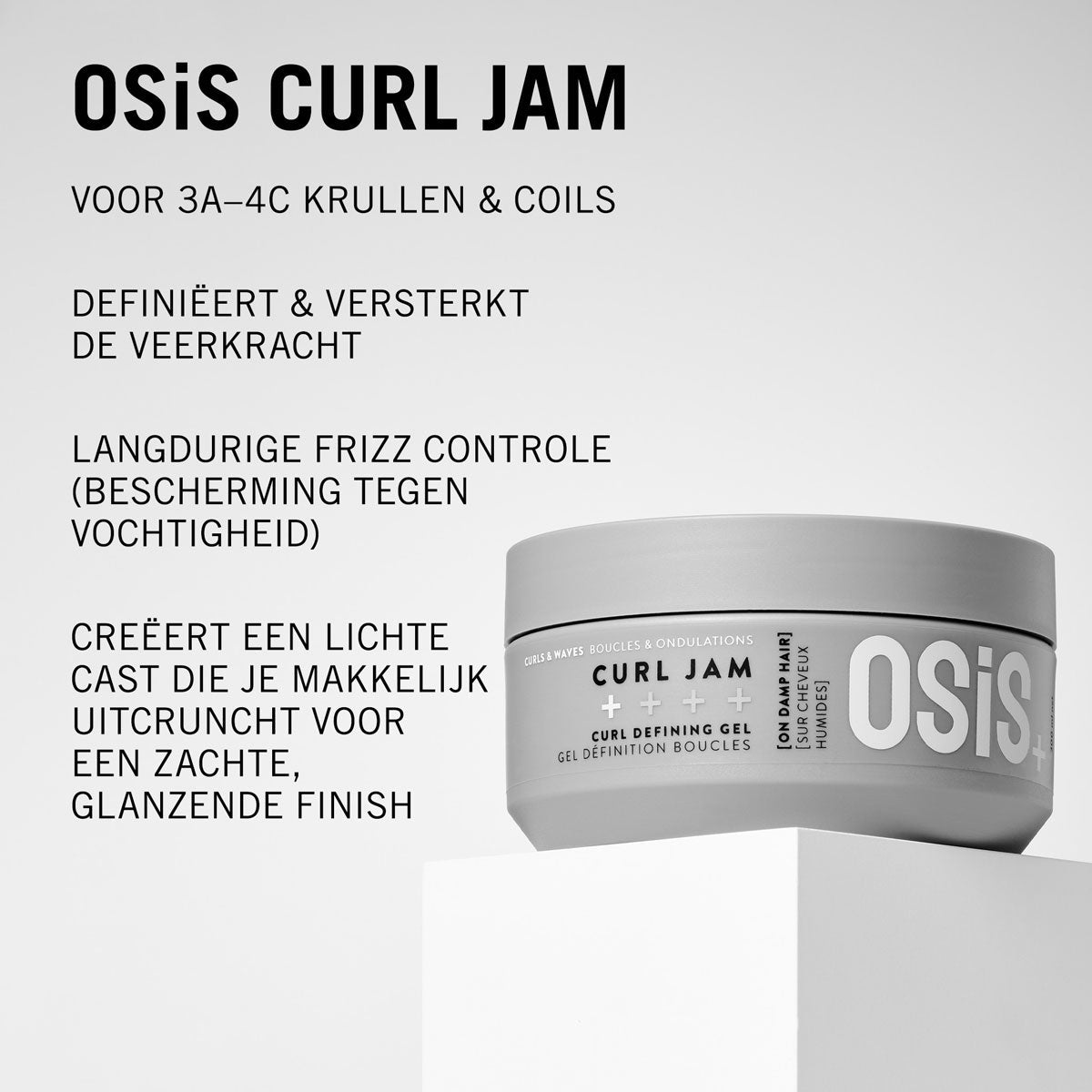 Schwarzkopf Osis+ Curl Jam 300ml - KOOS • alles voor de kapper - Schwarzkopf - Krullen