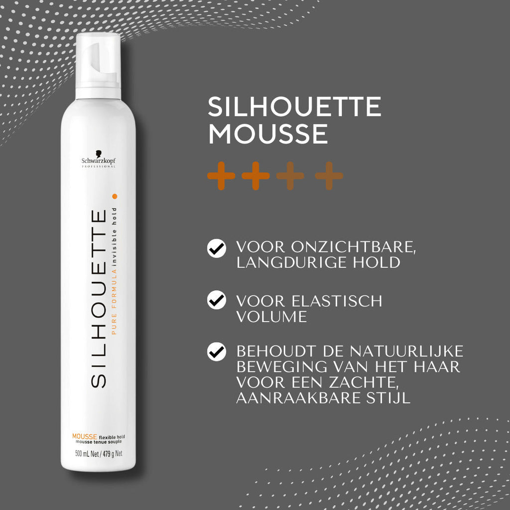 Schwarzkopf Silhouette Mousse Flexible Hold - KOOS • alles voor de kapper - Schwarzkopf - Mousse
